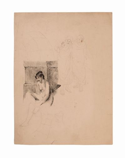 Disegno Susanna e i Vecchioni