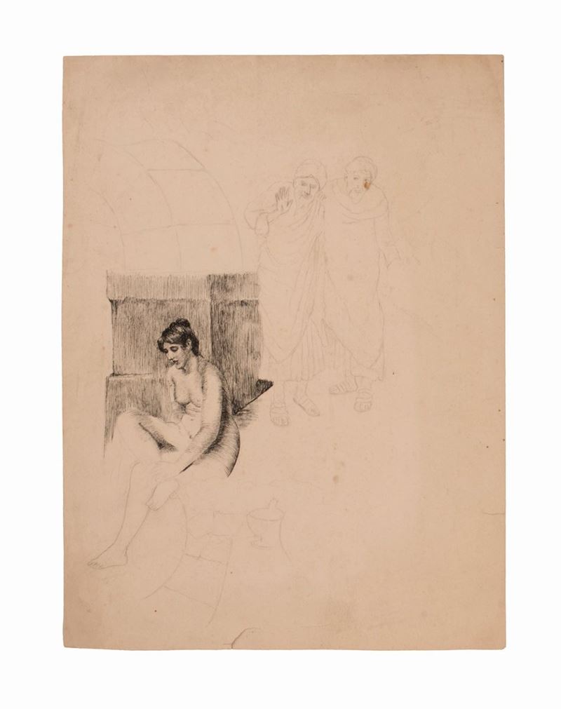 Disegno Susanna e i Vecchioni