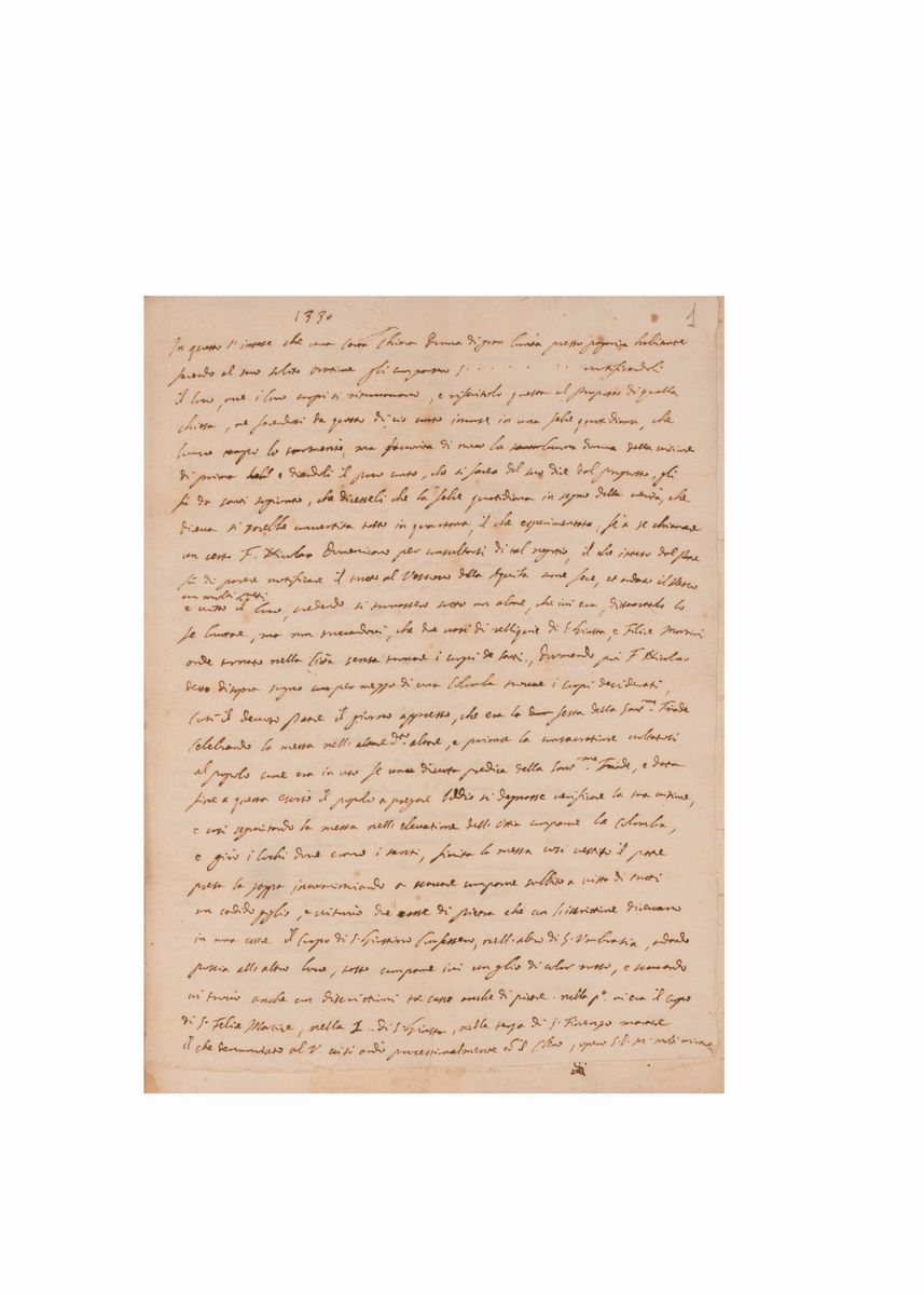 Manoscritto Cronache Aquilane