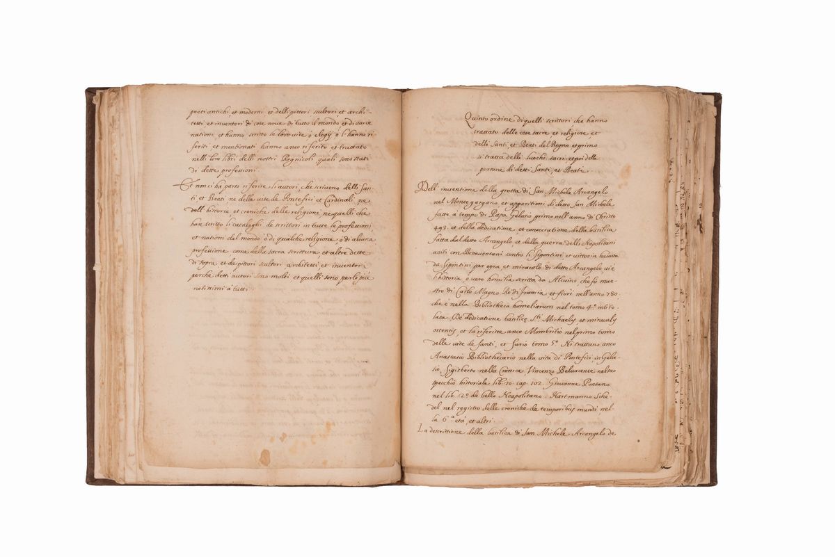 Manoscritto Cronache Aquilane
