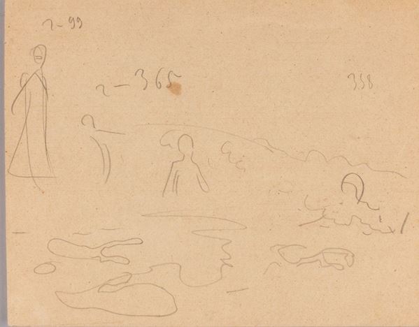 Francesco Paolo Michetti - Figure sulla spiaggia