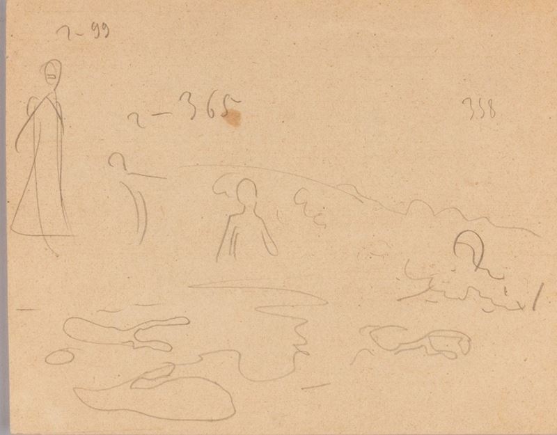 Francesco Paolo Michetti - Figure sulla Spiaggia