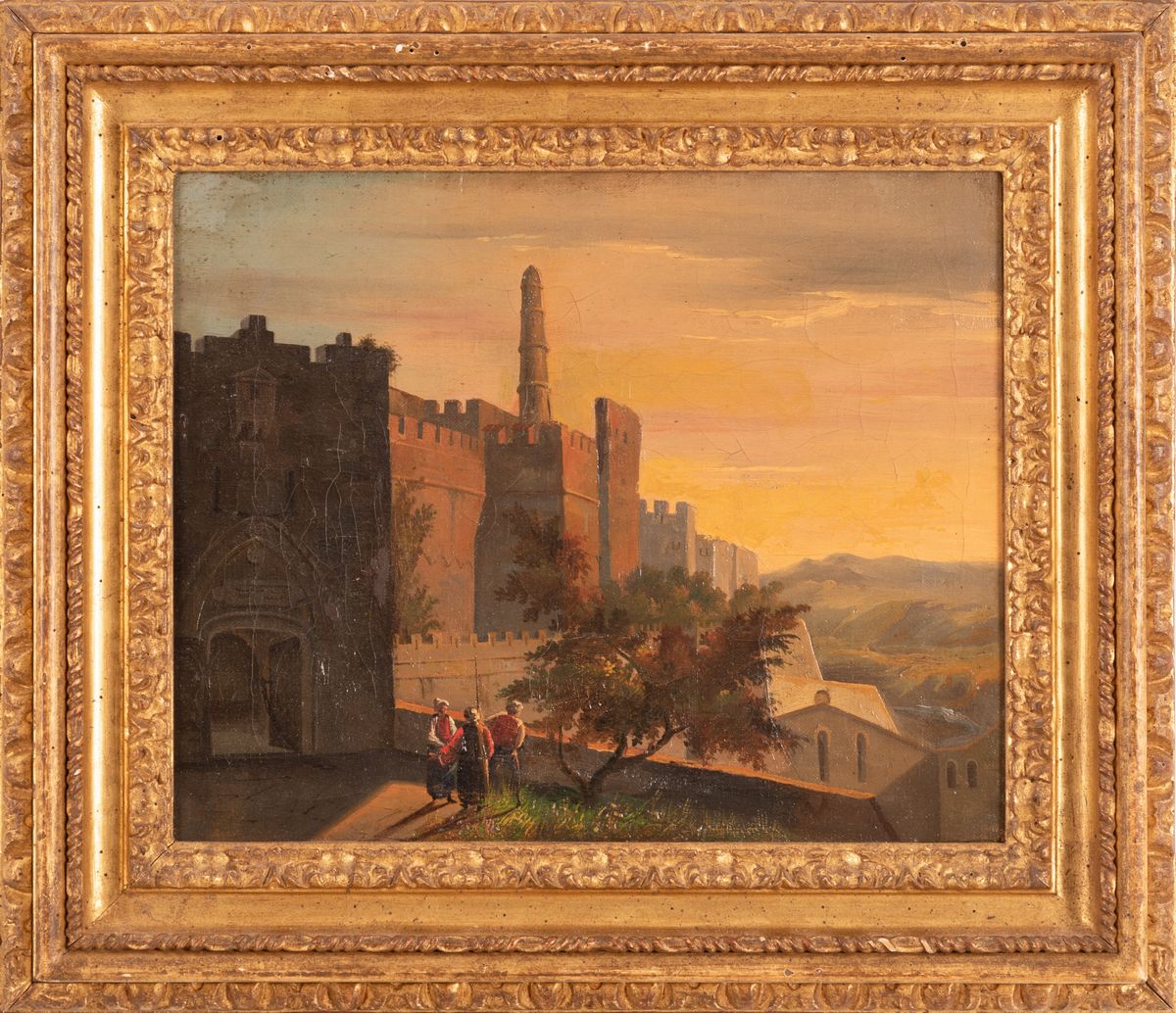 Scuola del Nord Europa - Paesaggio con Castello