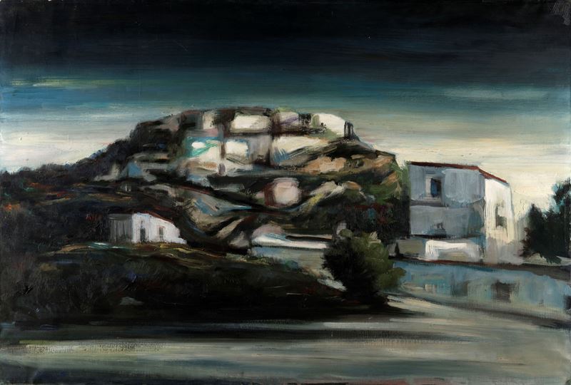 Domenico Purificato - Paesaggio di Monte San Giovanni