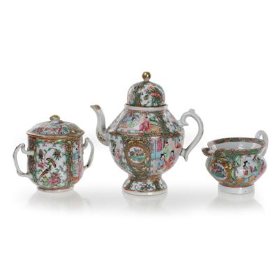 Servizio da tè, Cina, Canton, XIX secolo