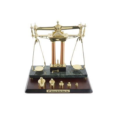 Franklin Mint, Bilancia commemorativa del 150° anniversario della Gold Rush