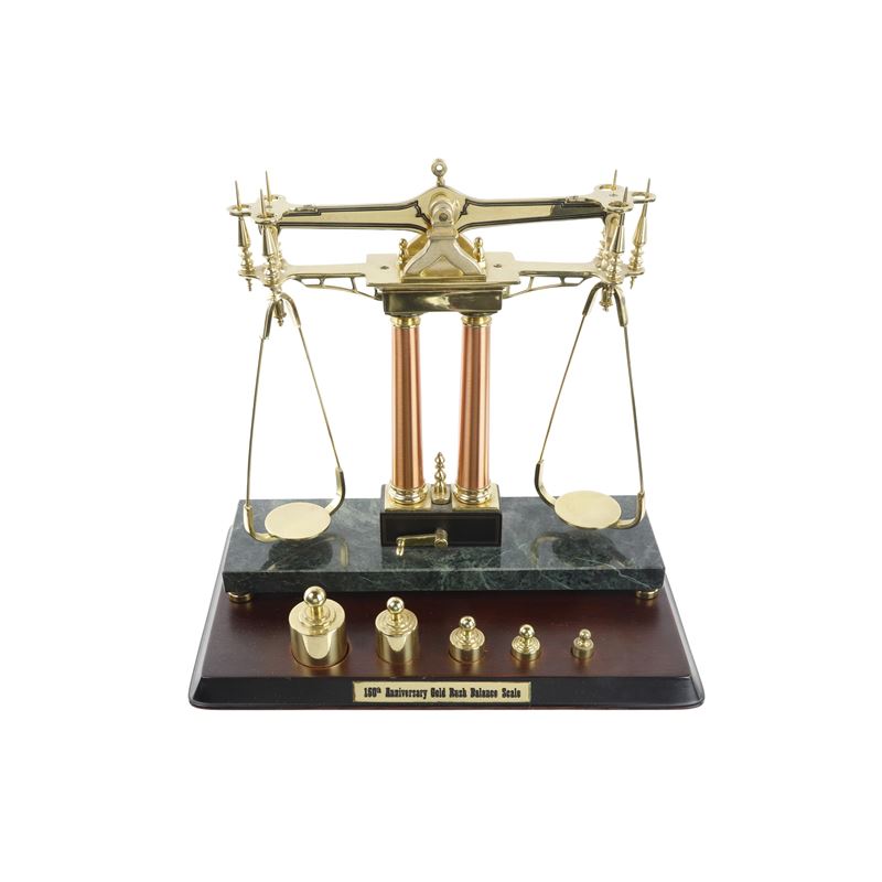 Franklin Mint, Bilancia commemorativa del 150° anniversario della Gold Rush