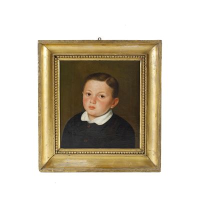Autore sconosciuto, Ritratto di fanciullo, olio su tela