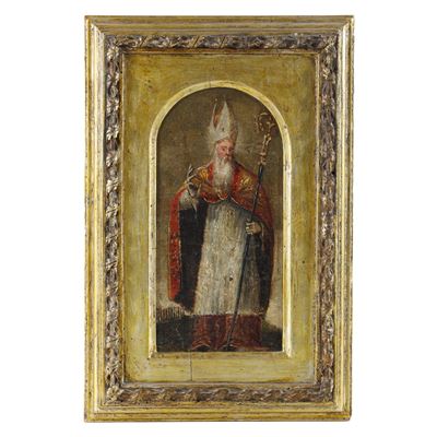Autore Ignoto, Vescovo con Pastorale, olio su tela