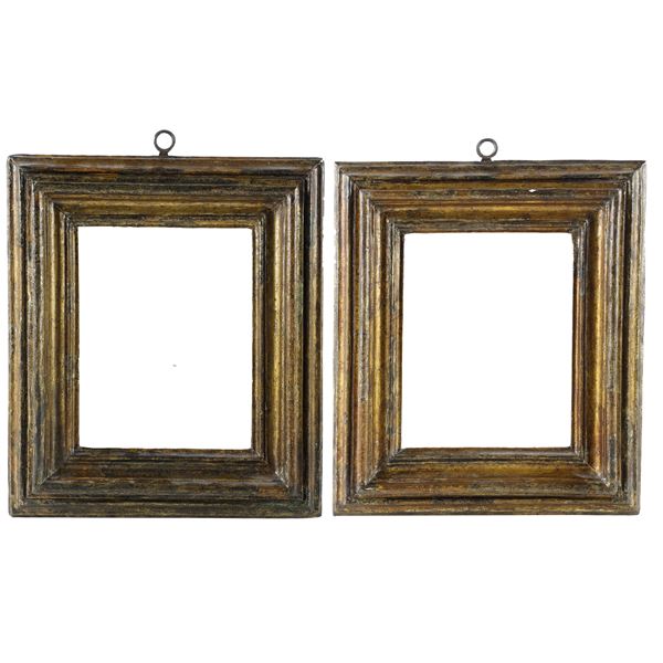 Coppia cornici Salvator Rosa - Centro Italia