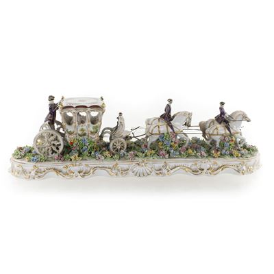 Luigi Fabris, Grande ceramica Capodimonte, scultura in porcellana