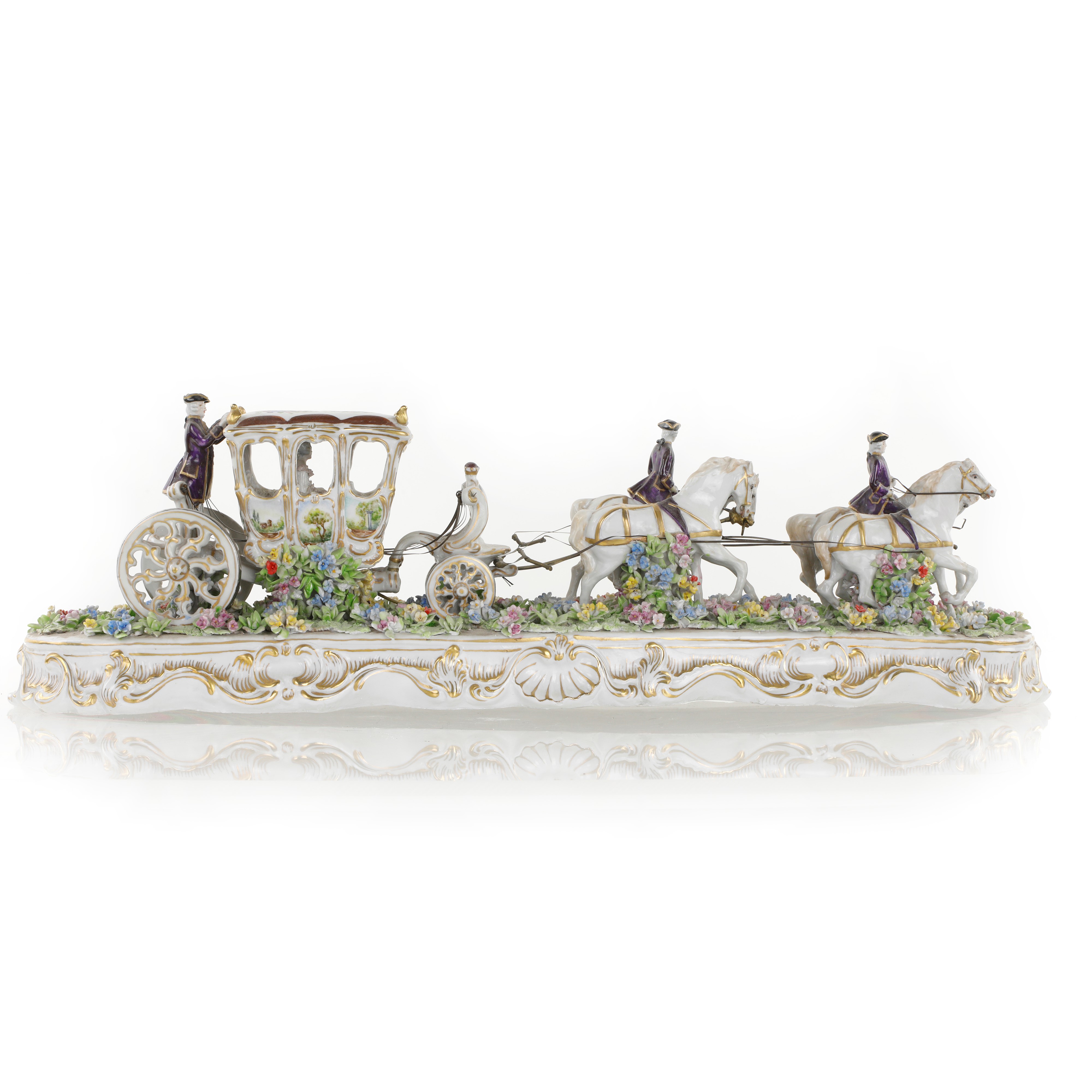 Luigi Fabris, Grande ceramica Capodimonte, scultura in porcellana