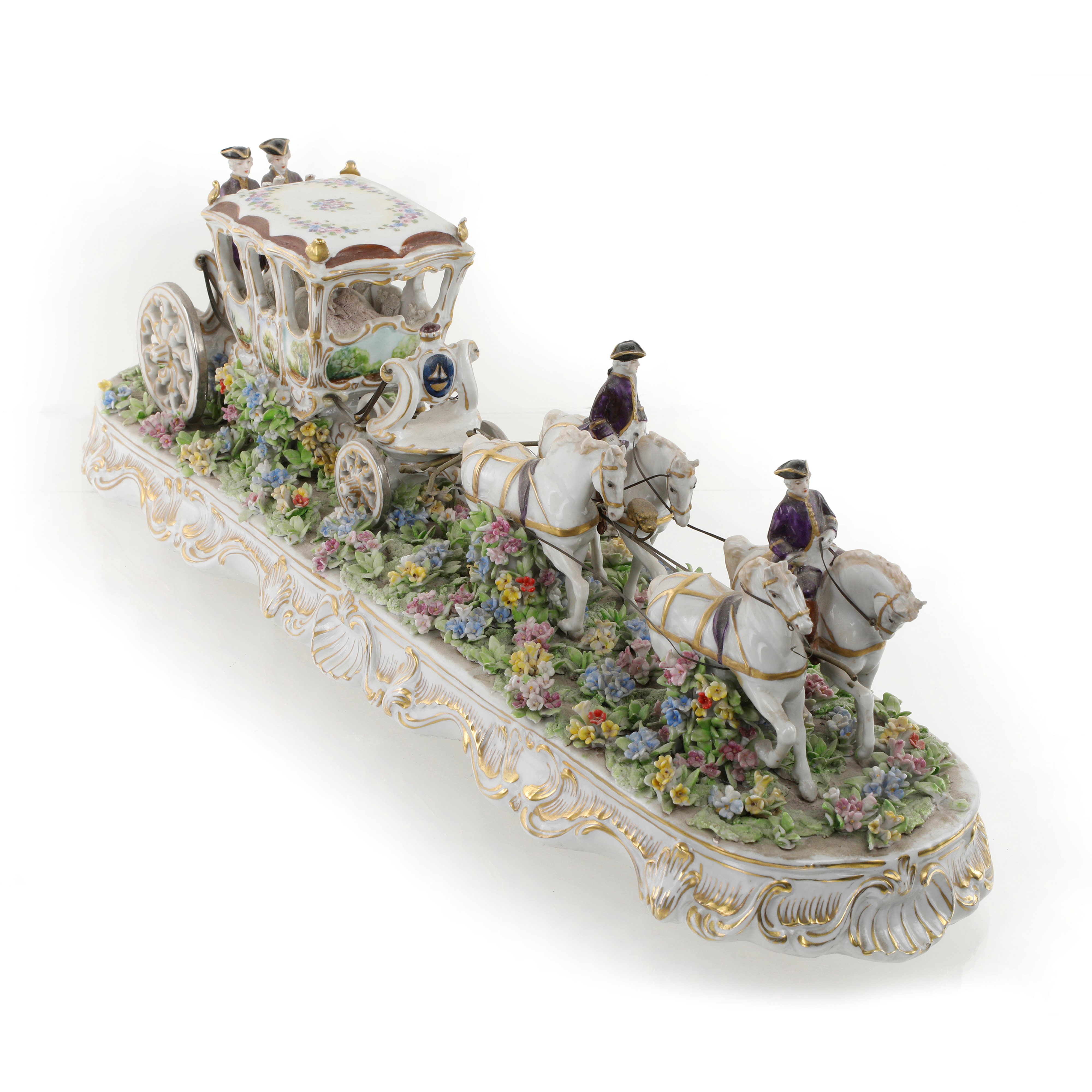 Luigi Fabris, Grande ceramica Capodimonte, scultura in porcellana