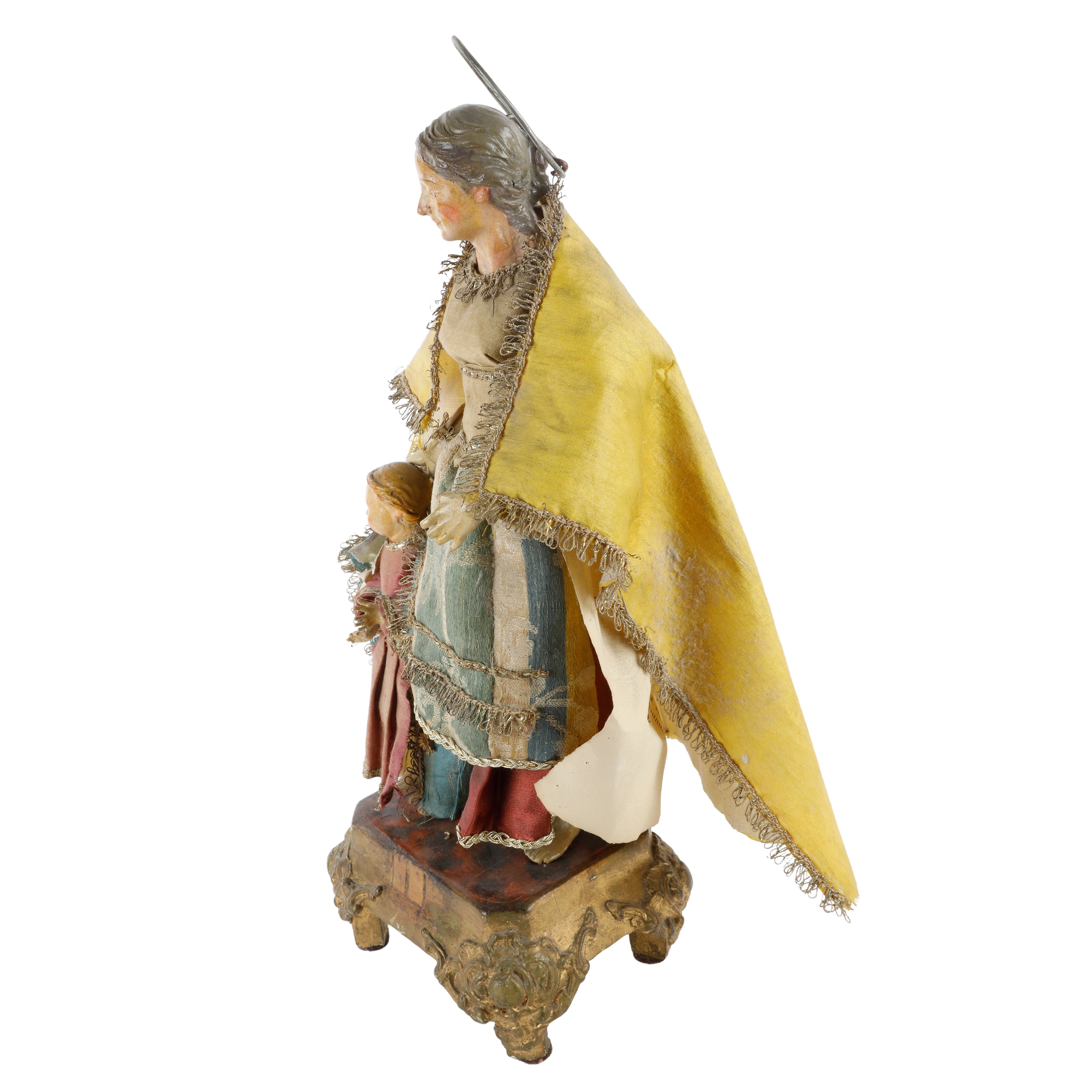 Scultore napoletano del XIX secolo, Sant'Anna e Maria