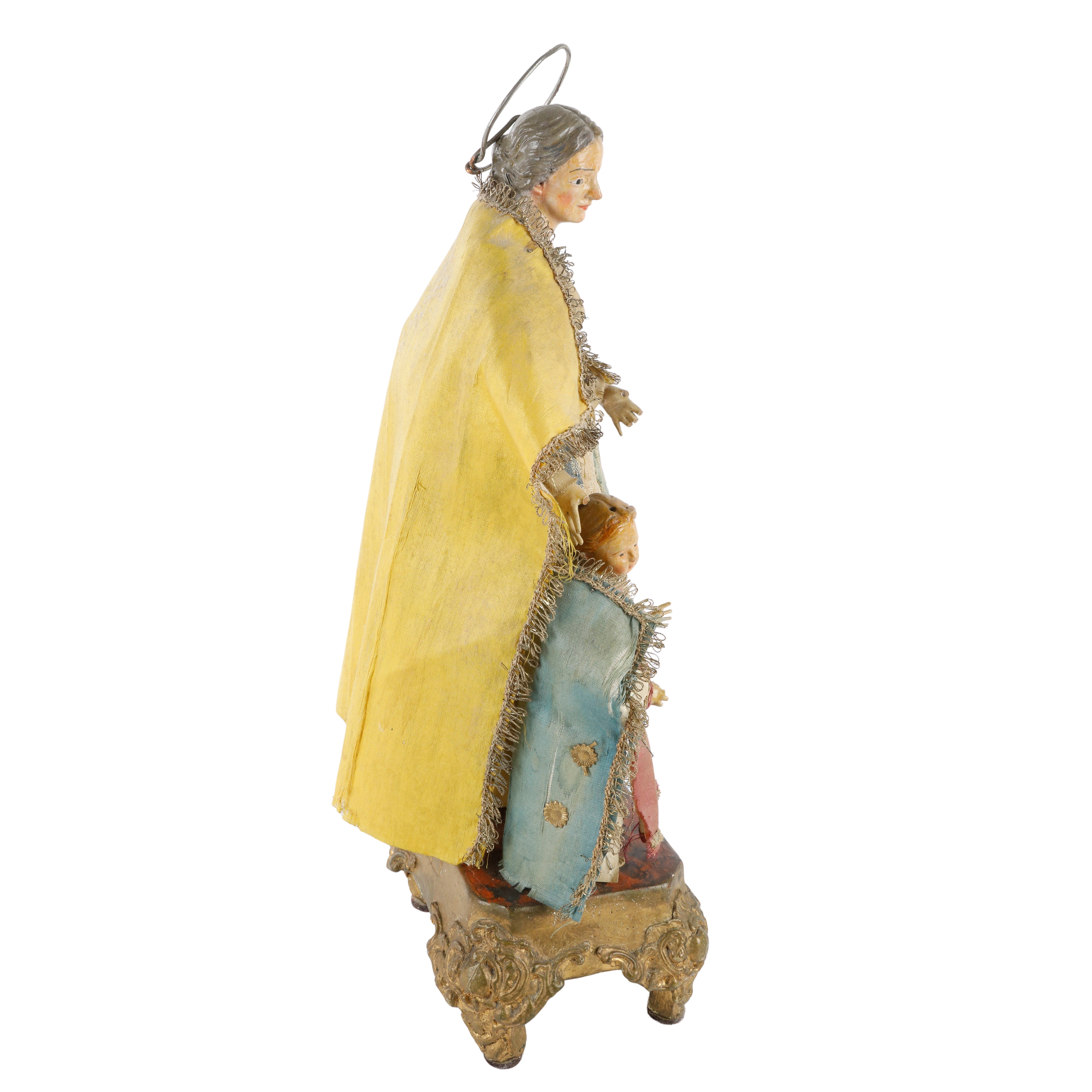 Scultore napoletano del XIX secolo, Sant'Anna e Maria