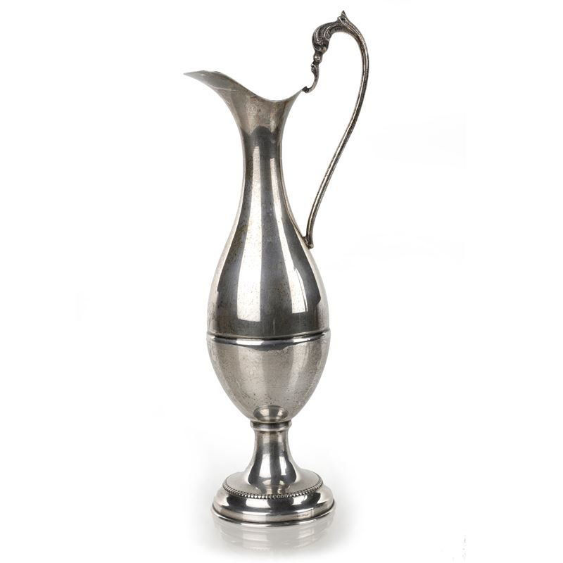 Ampolla in Argento 800, cm 21 x 9, peso 99 g