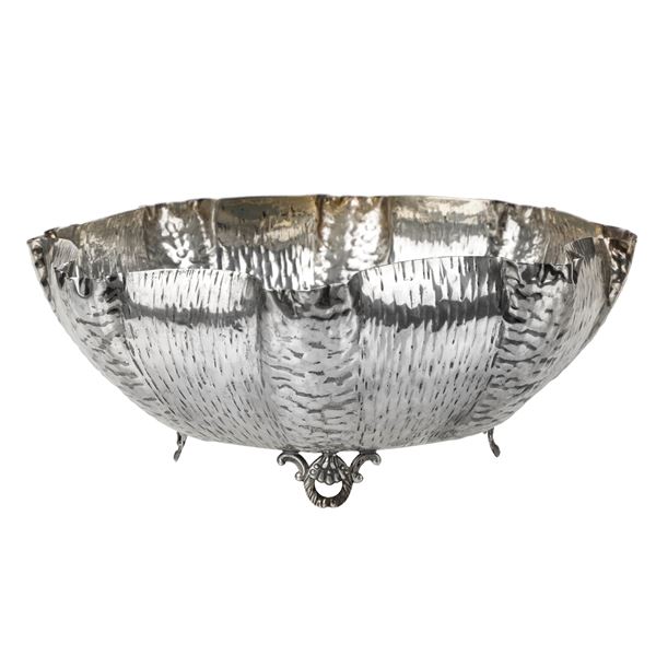 Ciotola in argento 800 sagomato