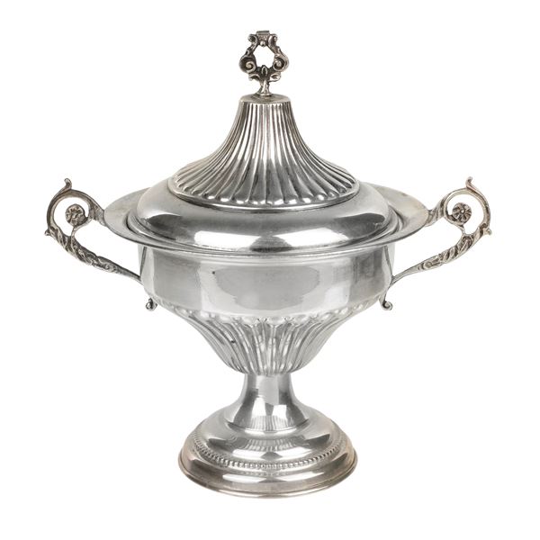Zuccheriera in Argento 800 stile impero