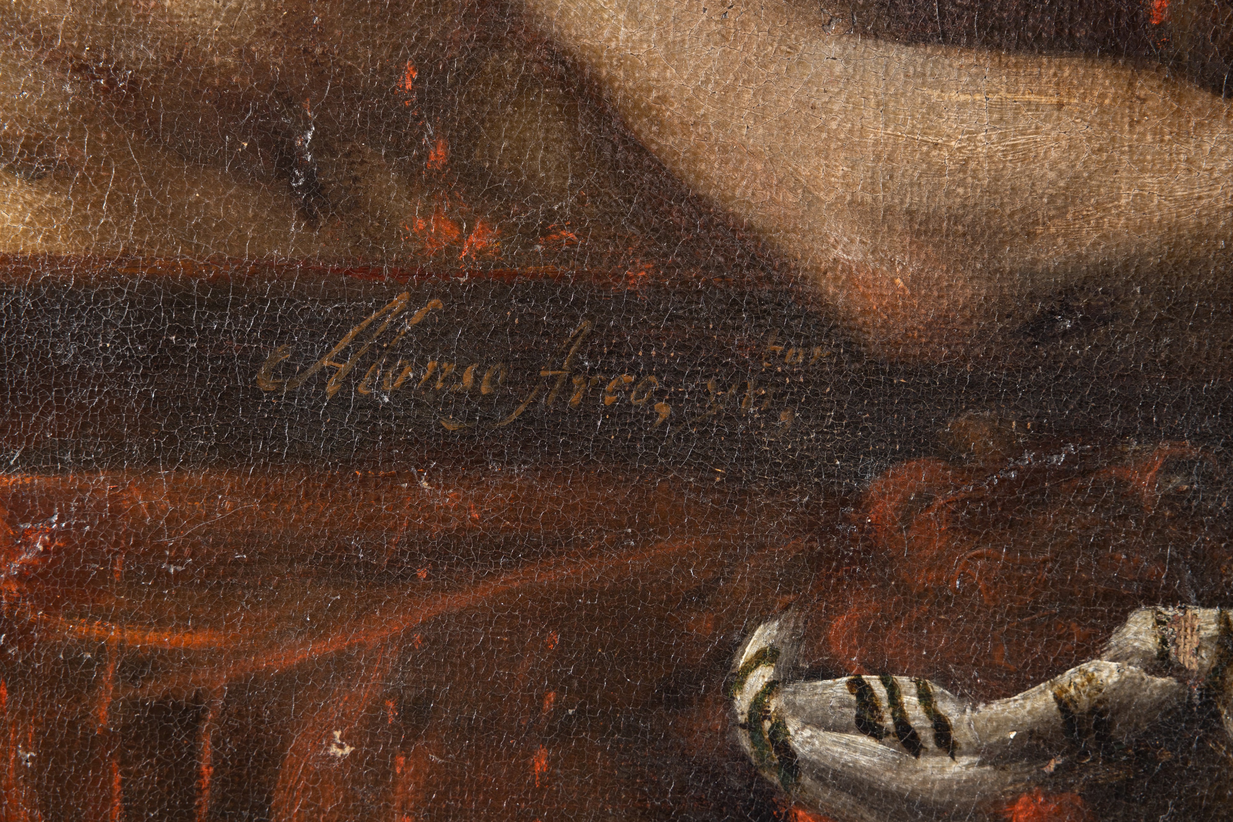 Alonso del Arco - Il martirio di San Lorenzo, olio su tela