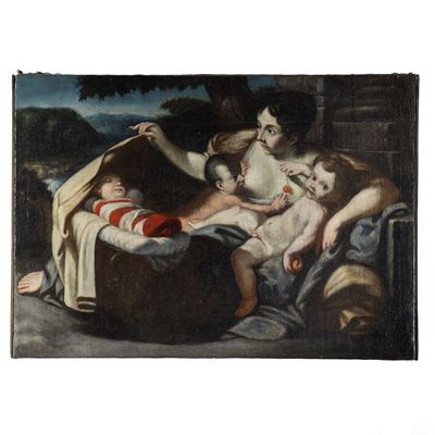 Allegoria della carità, olio su tela
