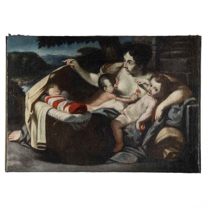 Carlo Cignani - Allegoria della carità, olio su tela