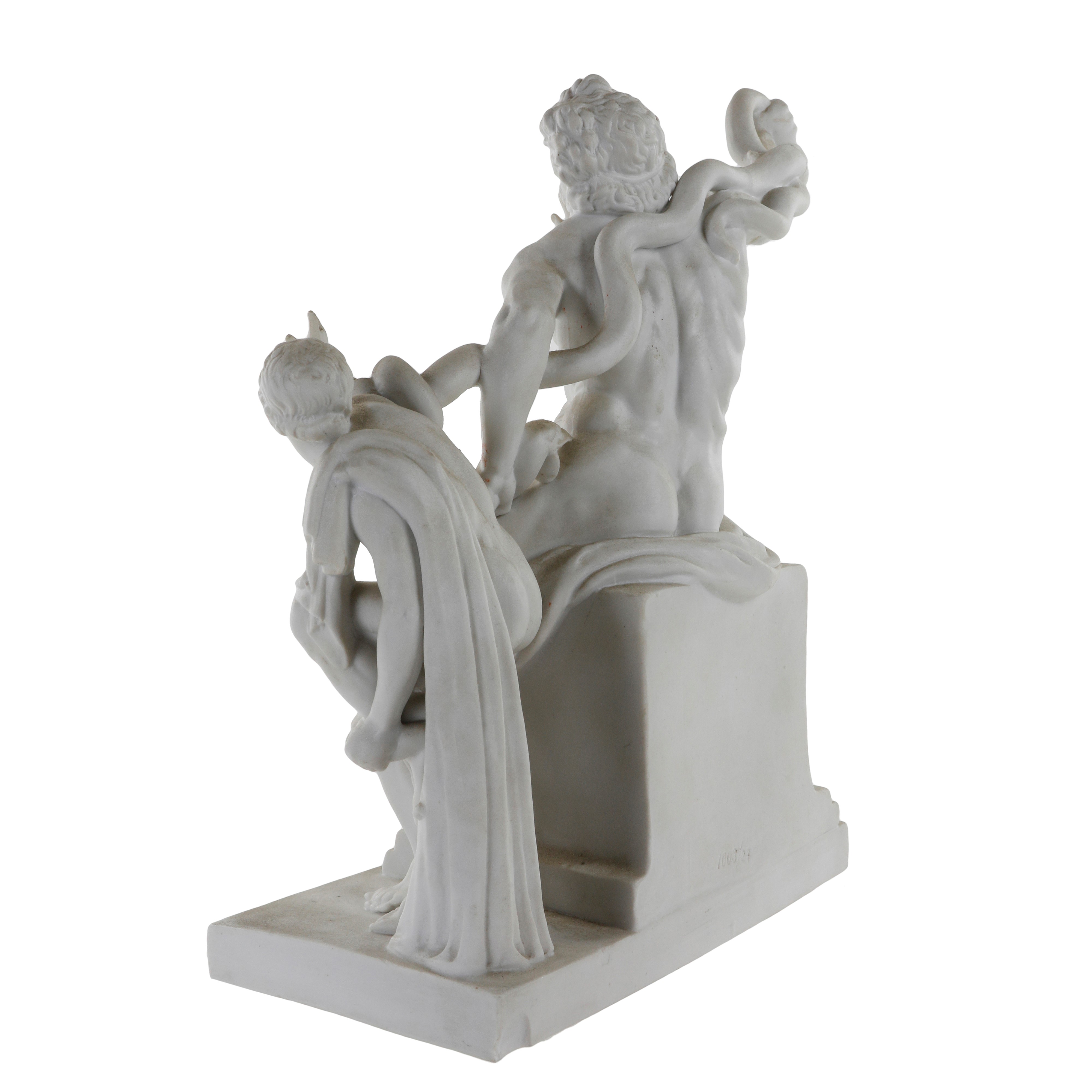 Scultura in Biscuit - "Laocoonte e i suoi figli"