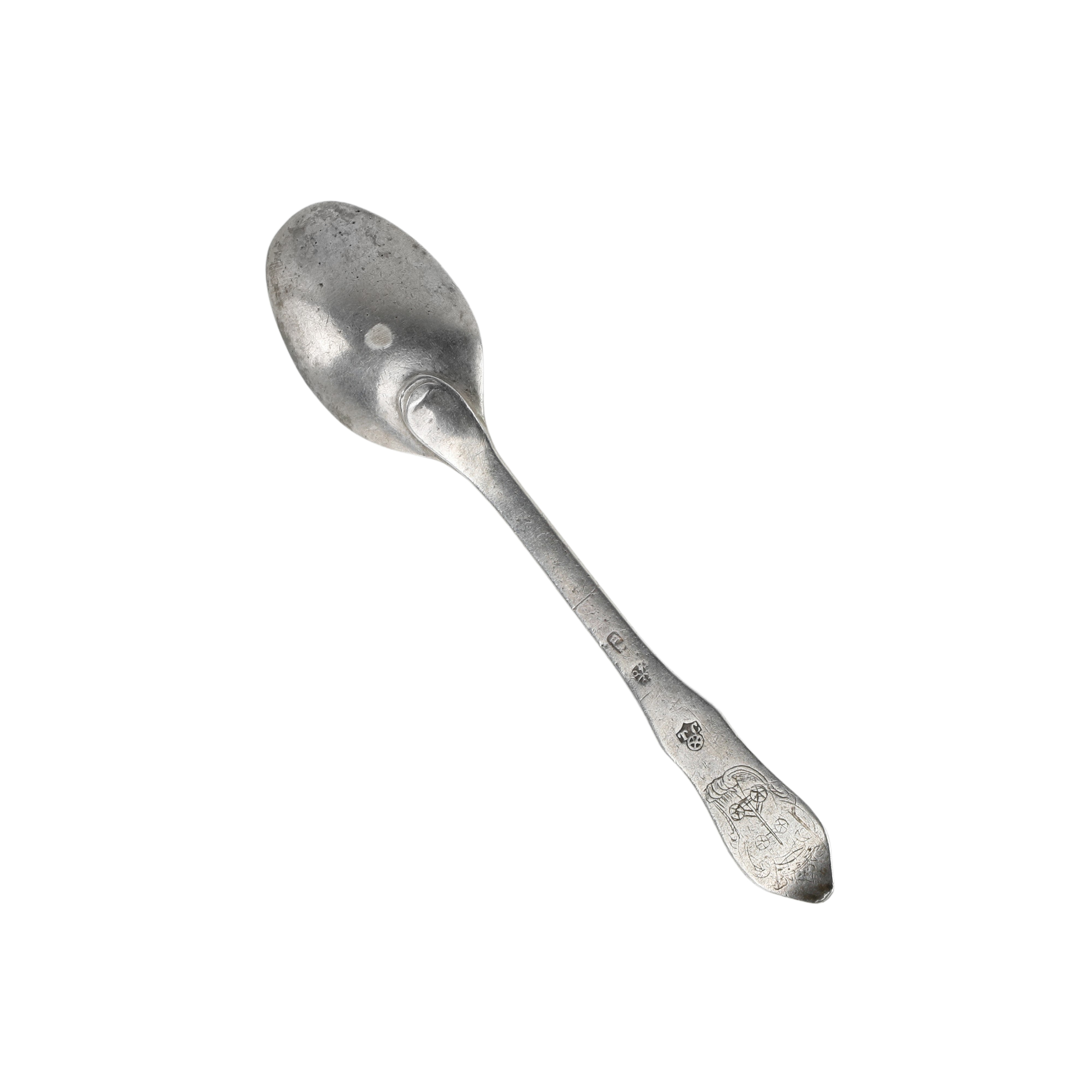 Set di sei cucchiaini in argento 800