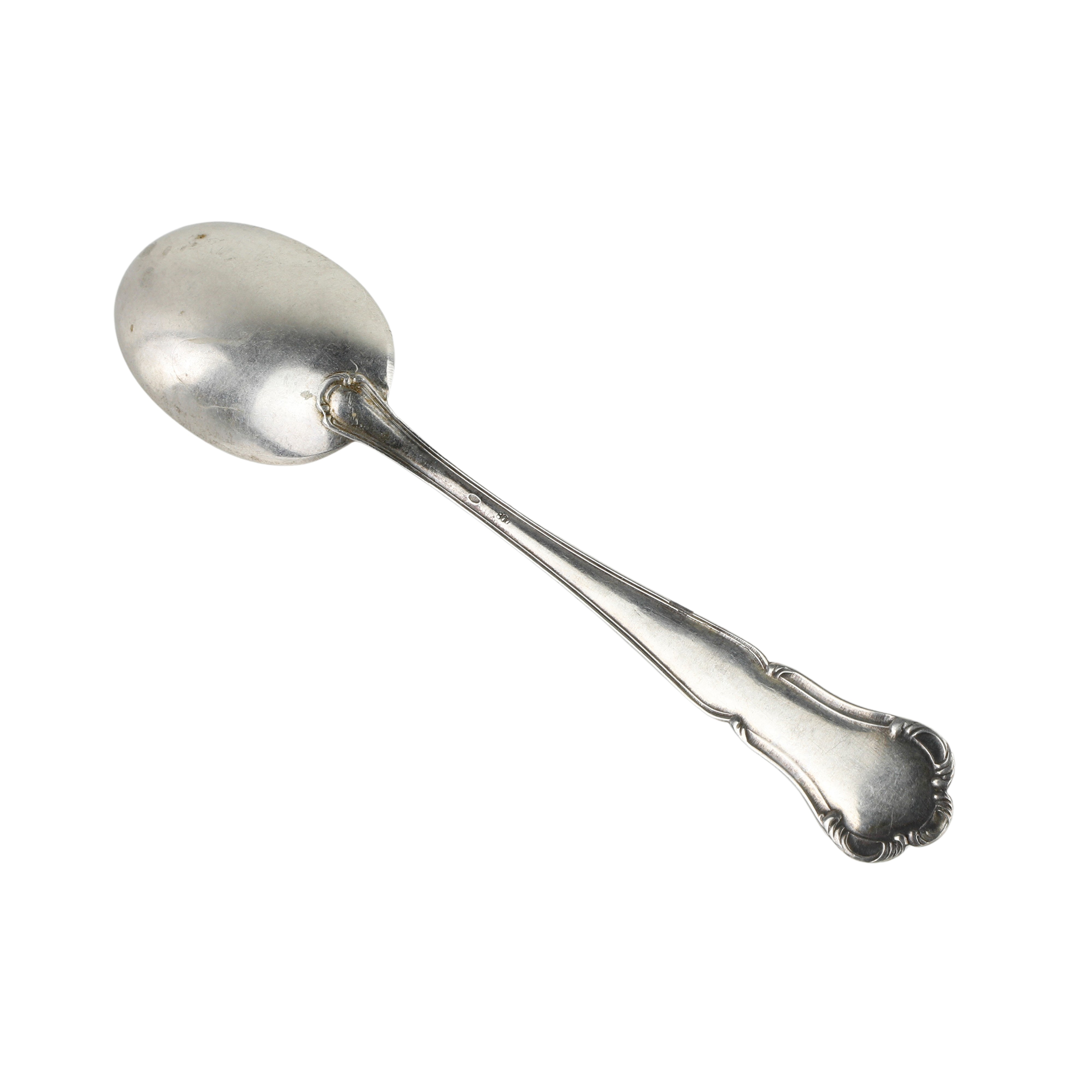 Cinque cucchiaini in argento 800