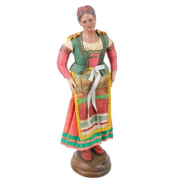 Anziana con grembiule - Napoli - fine XVIII inizi XIX secolo 