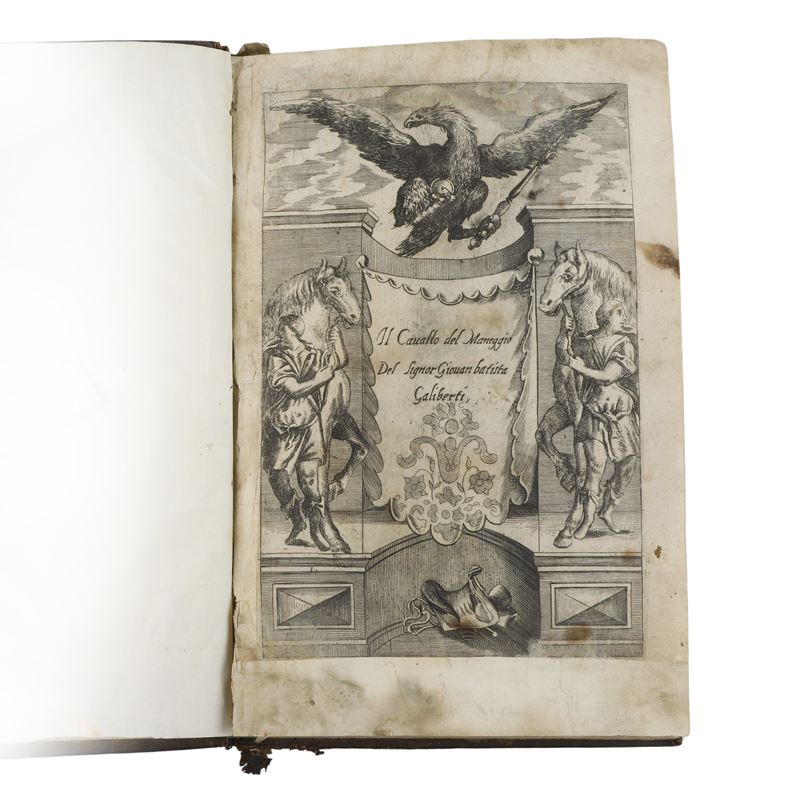 Il Cavallo da maneggio libro dove si tratta della nobilissima virtu del cavalcare…