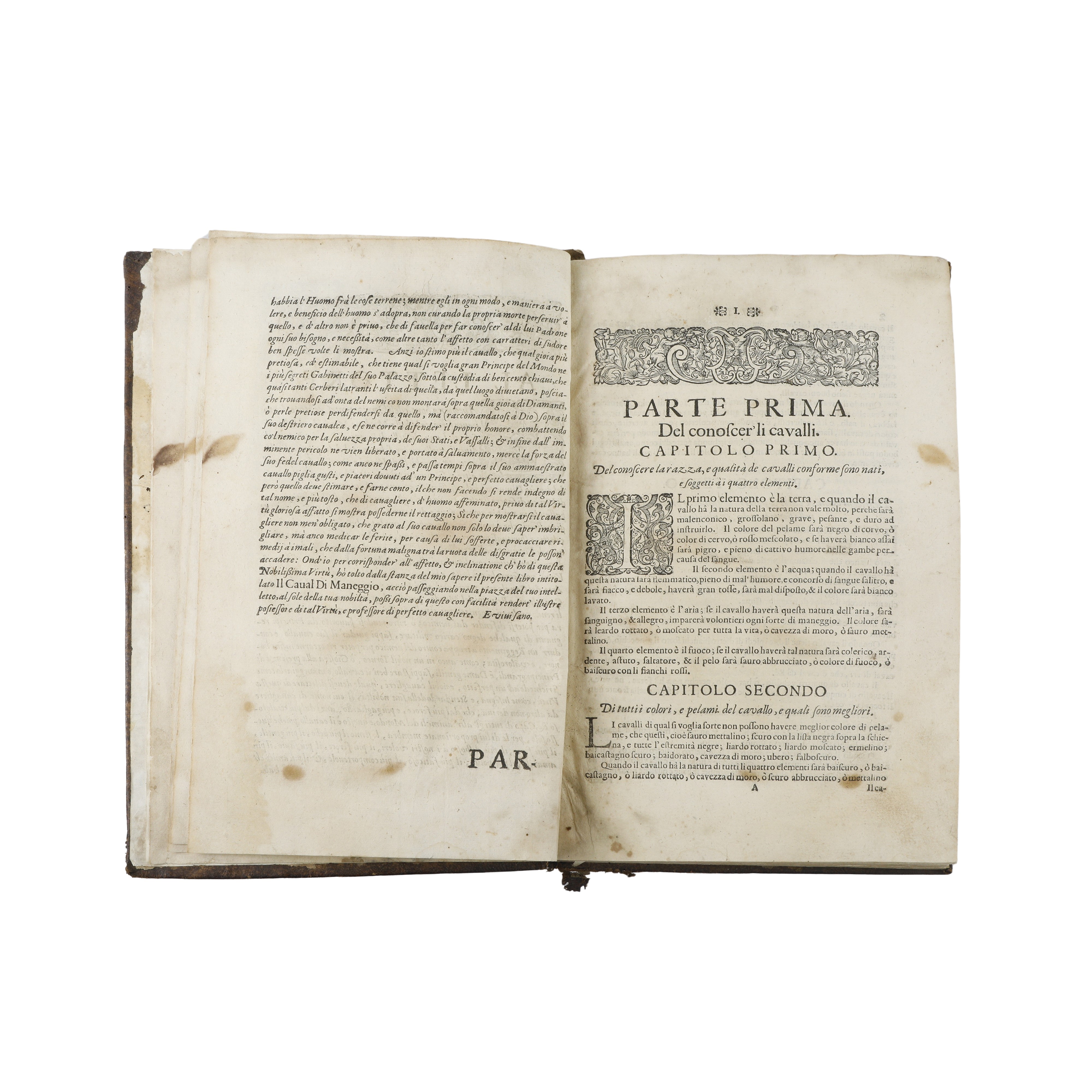 Il Cavallo da maneggio libro dove si tratta della nobilissima virtu del cavalcare…