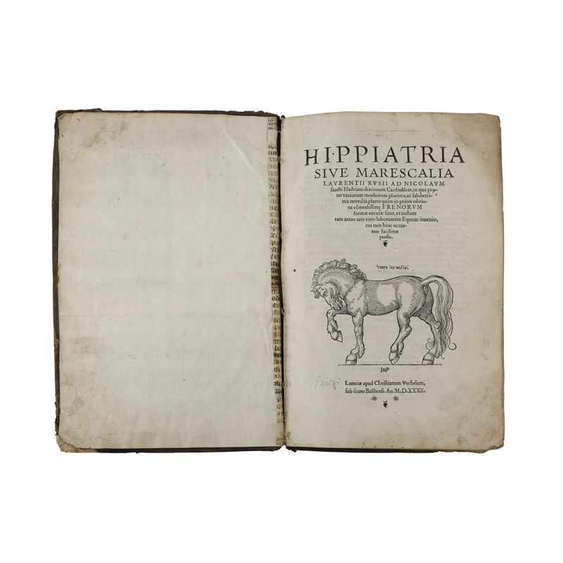 Hippiatria sive Marescalia di Laurentius Rusius diacono Cardinale
