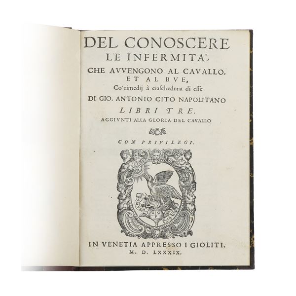 ​DEL CONOSCERE LE INFERMITÀ CHE AVVENGONO AL CAVALLO, ET AL BUE