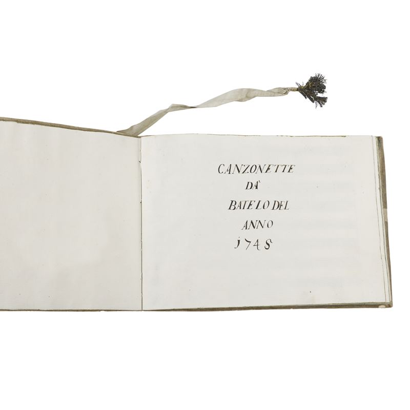 Canzonette da’ Batello del Anno 1748