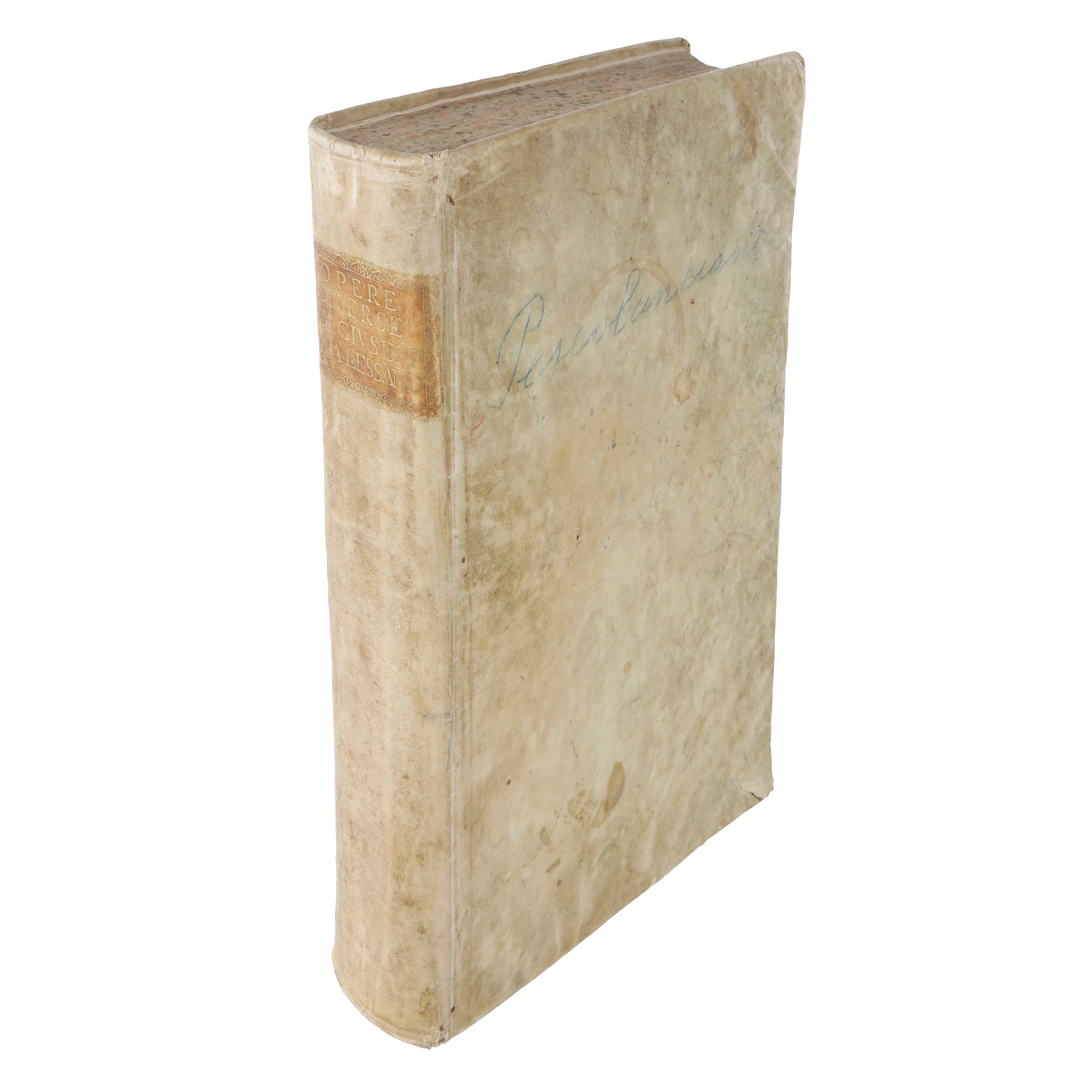 Opera di Giuseppe D’Alessandro Duca di Peschiolanciano divisa in cinque libri nei quali si tratta...