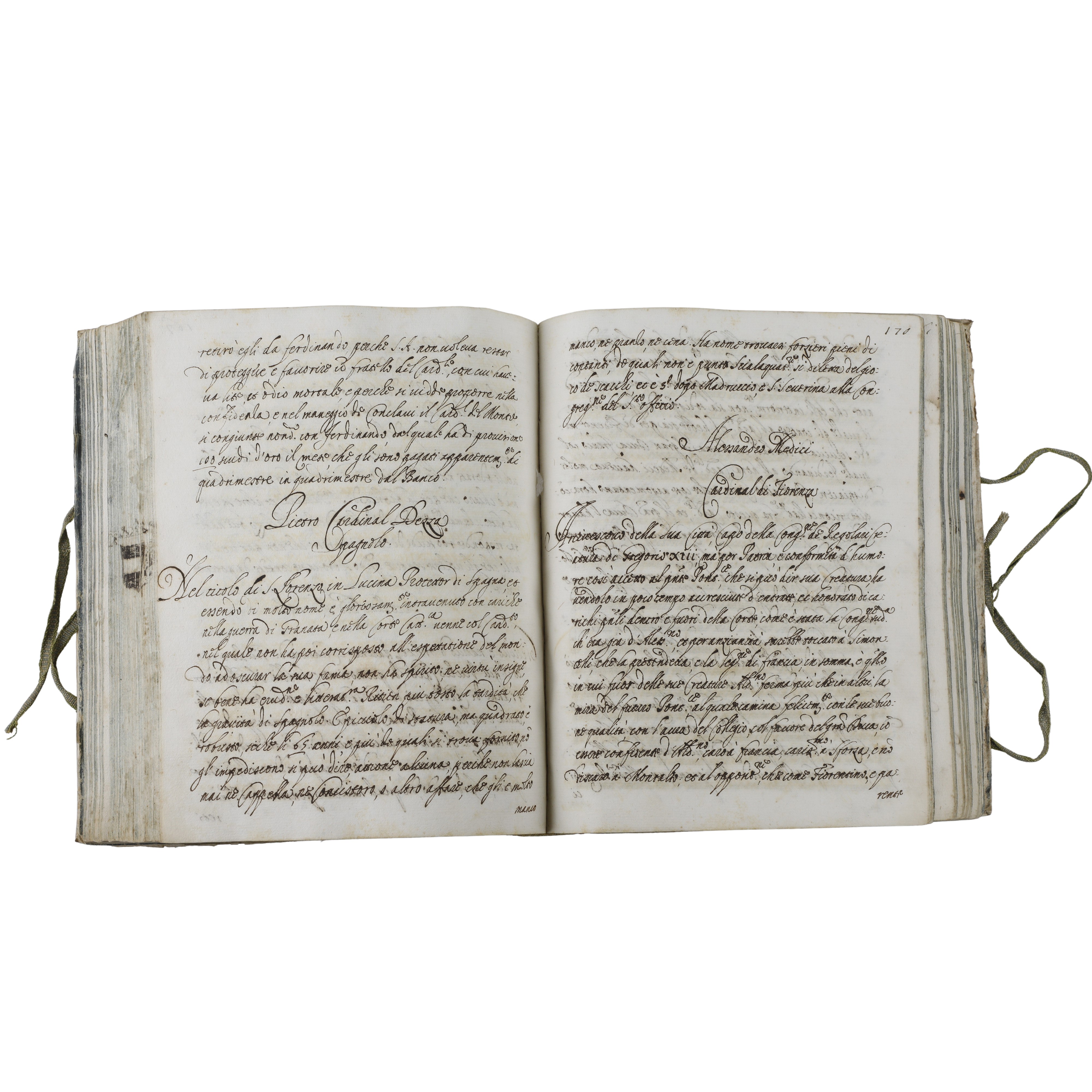 Relazioni della Corte di Roma - Manoscritto Miscellaneo