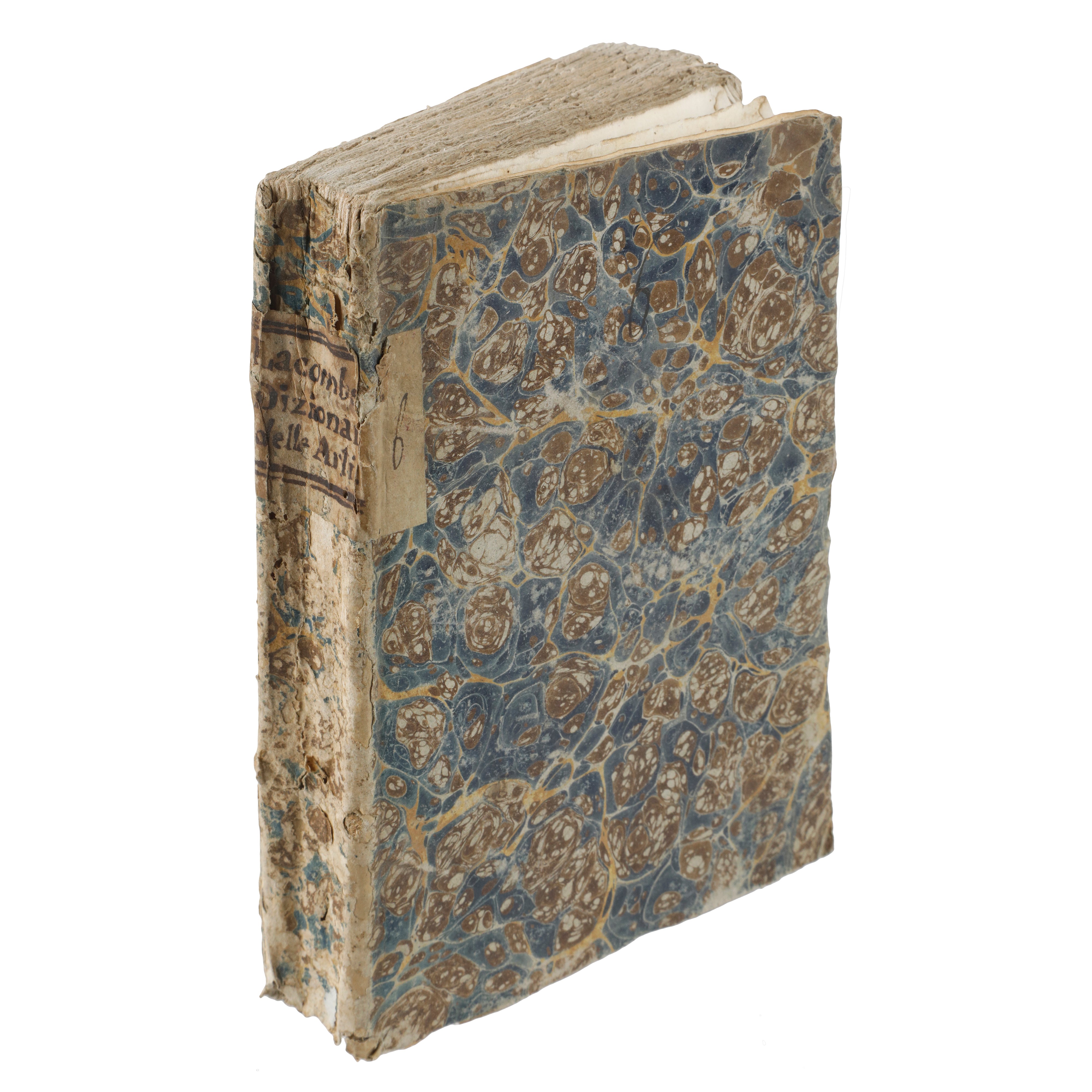 Dizionario Portatile delle Belle Arti per M. Lacombe trasportato dalla francese alla Lingua Tosca...