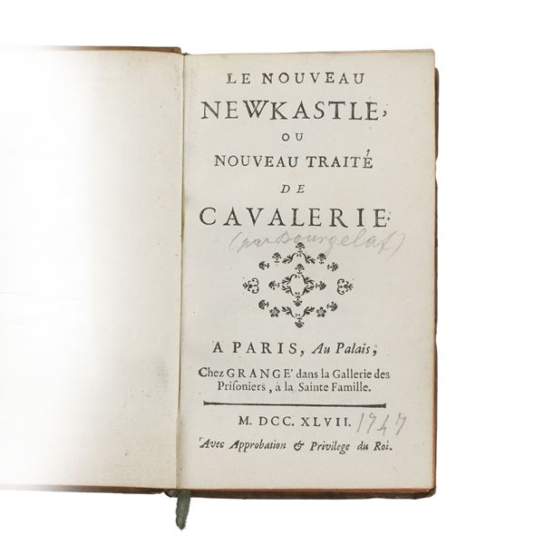 Le Nouveau Newkastle o Nouveau Traité de Cavalerie (1747)