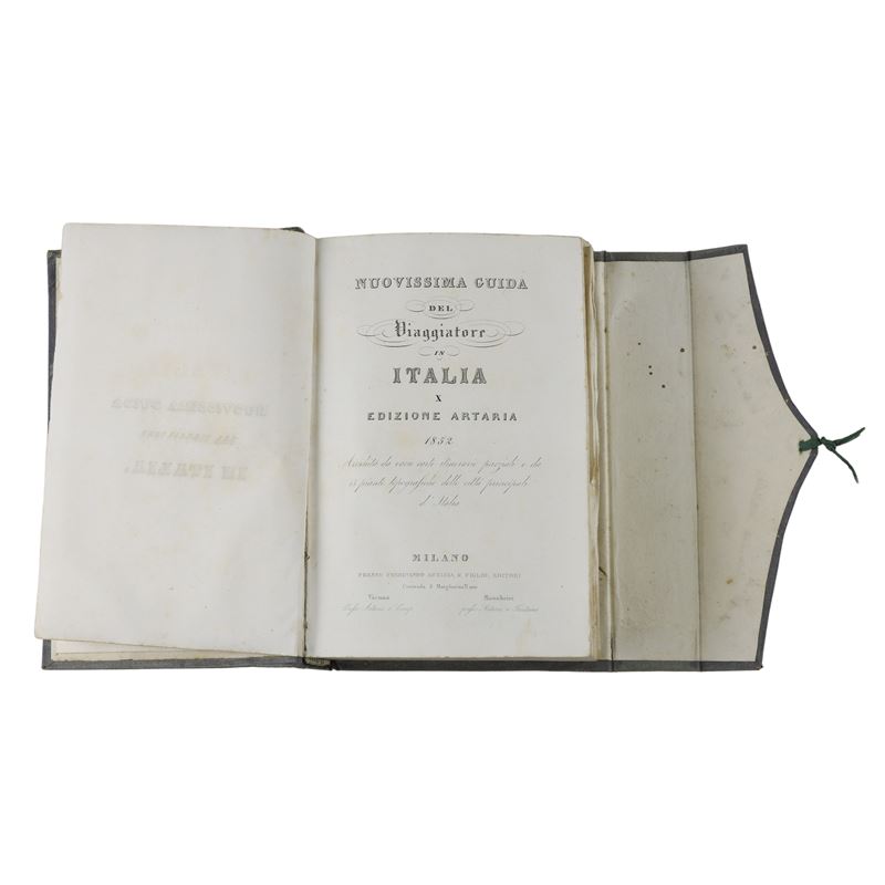 Nuovissima Guida del Viaggiatore in Italia, Guida Storica dell'Italia - Edizione Artaria (1852)