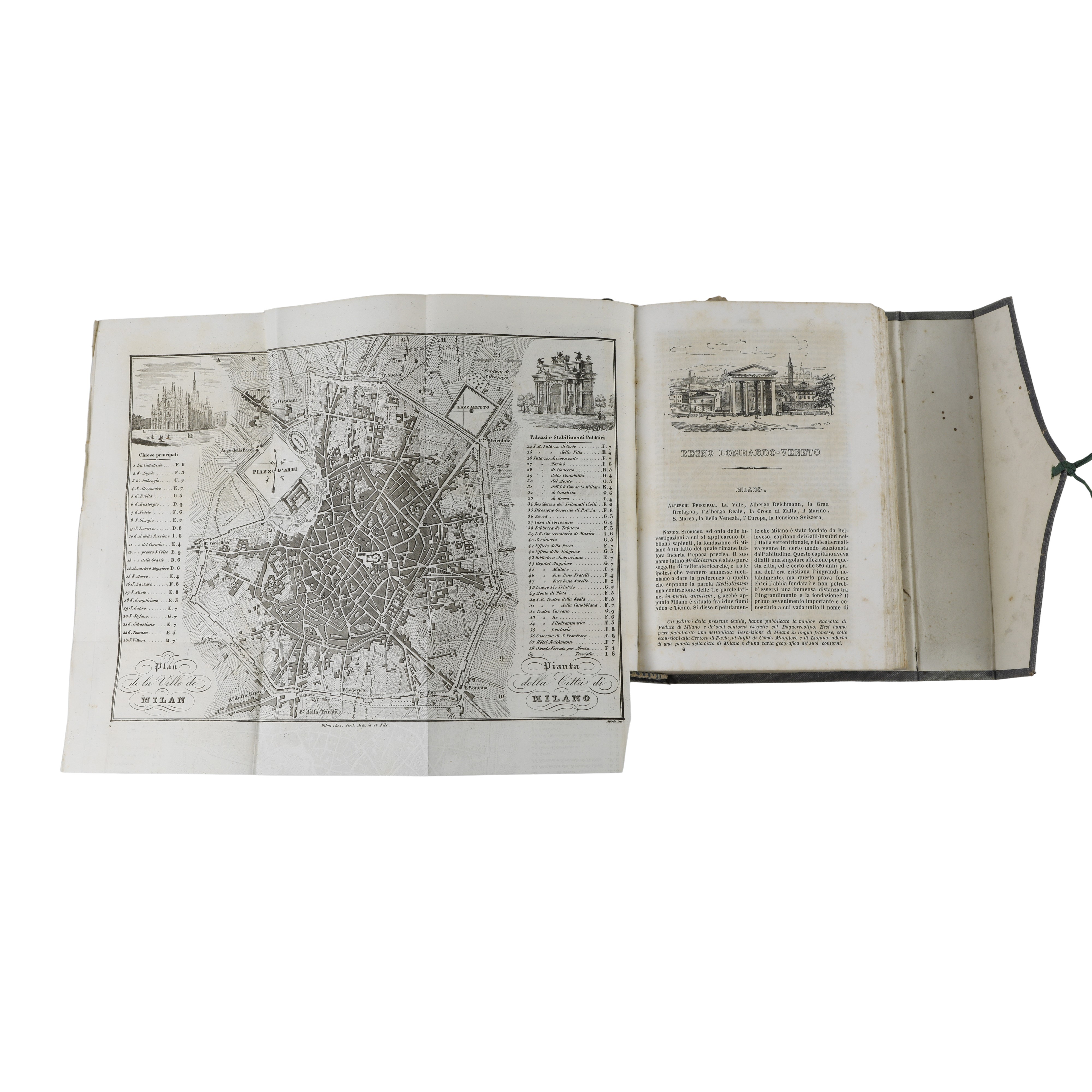 Nuovissima Guida del Viaggiatore in Italia, Guida Storica dell'Italia - Edizione Artaria (1852)