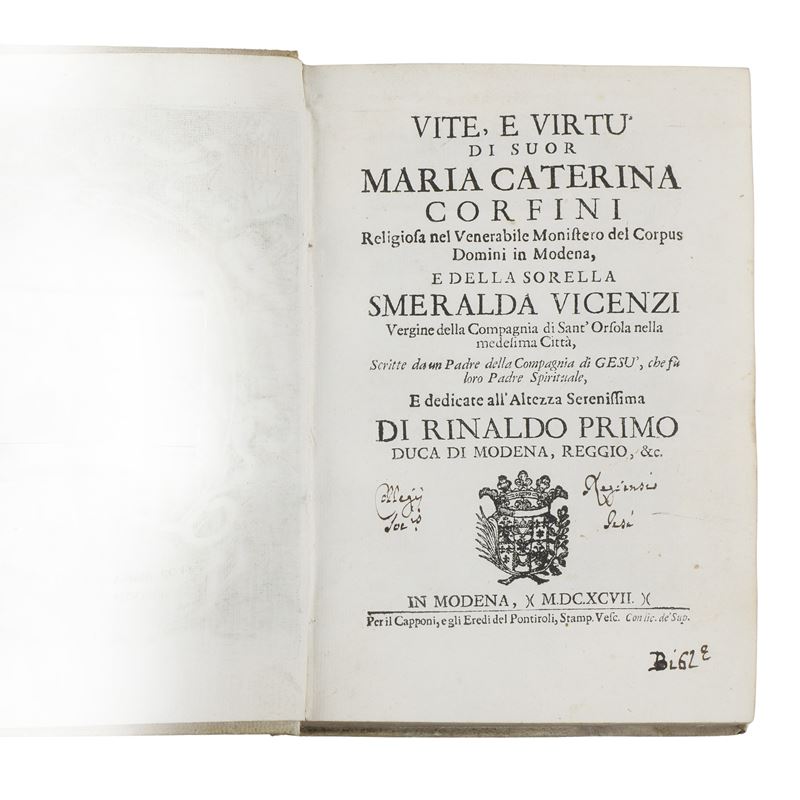 Vite e virtù di Suor Maria Caterina Corfini religiosa ne venerabile Monistero del Corpus Dom ini ...