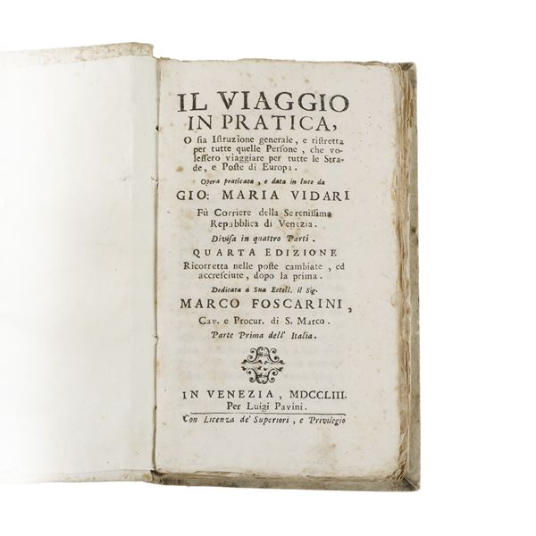 VIDARI, Giovanni Maria. Il Viaggio in Pratica.