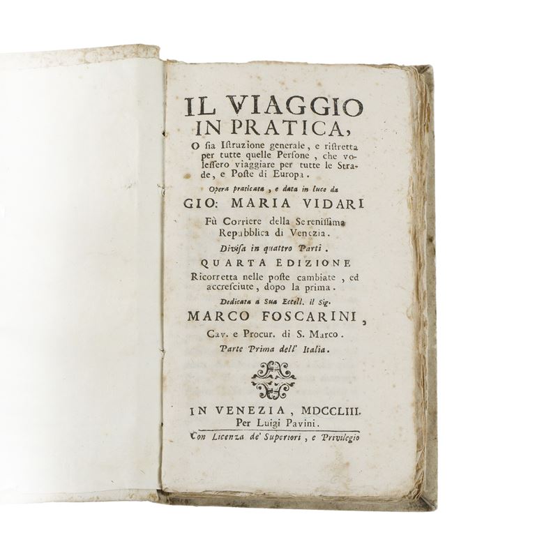 VIDARI, Giovanni Maria. Il Viaggio in Pratica.
