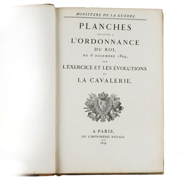 L’ordinance du Roi du Décembre 1829” Charles X (Re di Francia dal 1757-1836, coppia di volumi)