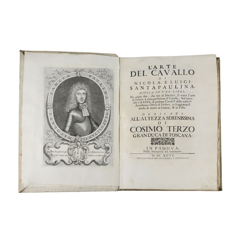 L’Arte del Cavallo di Nicola e Luigi Santapaulina divisa in Tre Libri