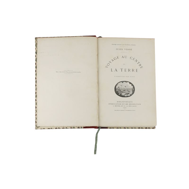 Jules Verne - Voyage au centre de la Terre (Ed. Hetzel)