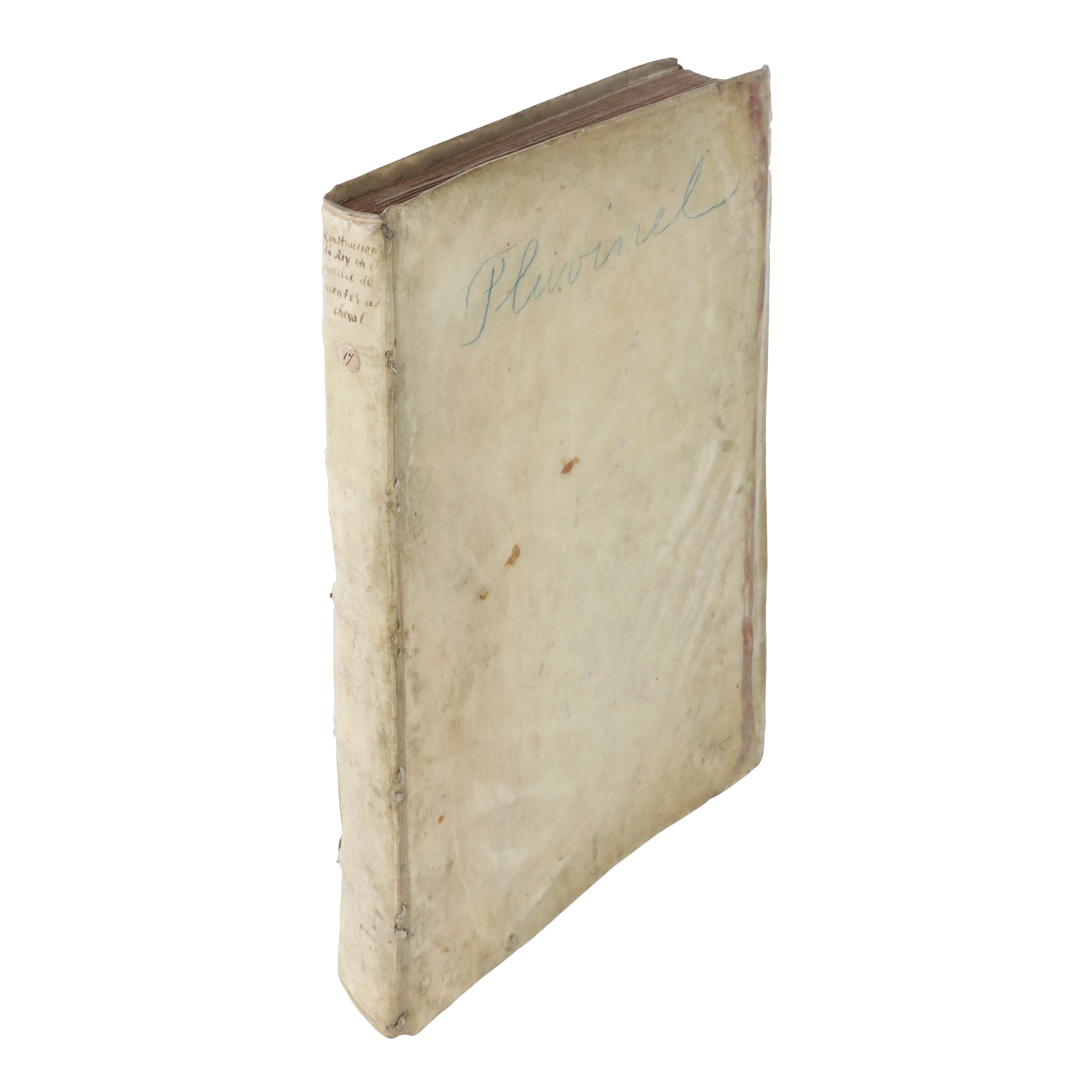 L’instruction du Roy en l’exercice de Monter a Cheval par Messire Antoine de Pluvinel son soubs G...