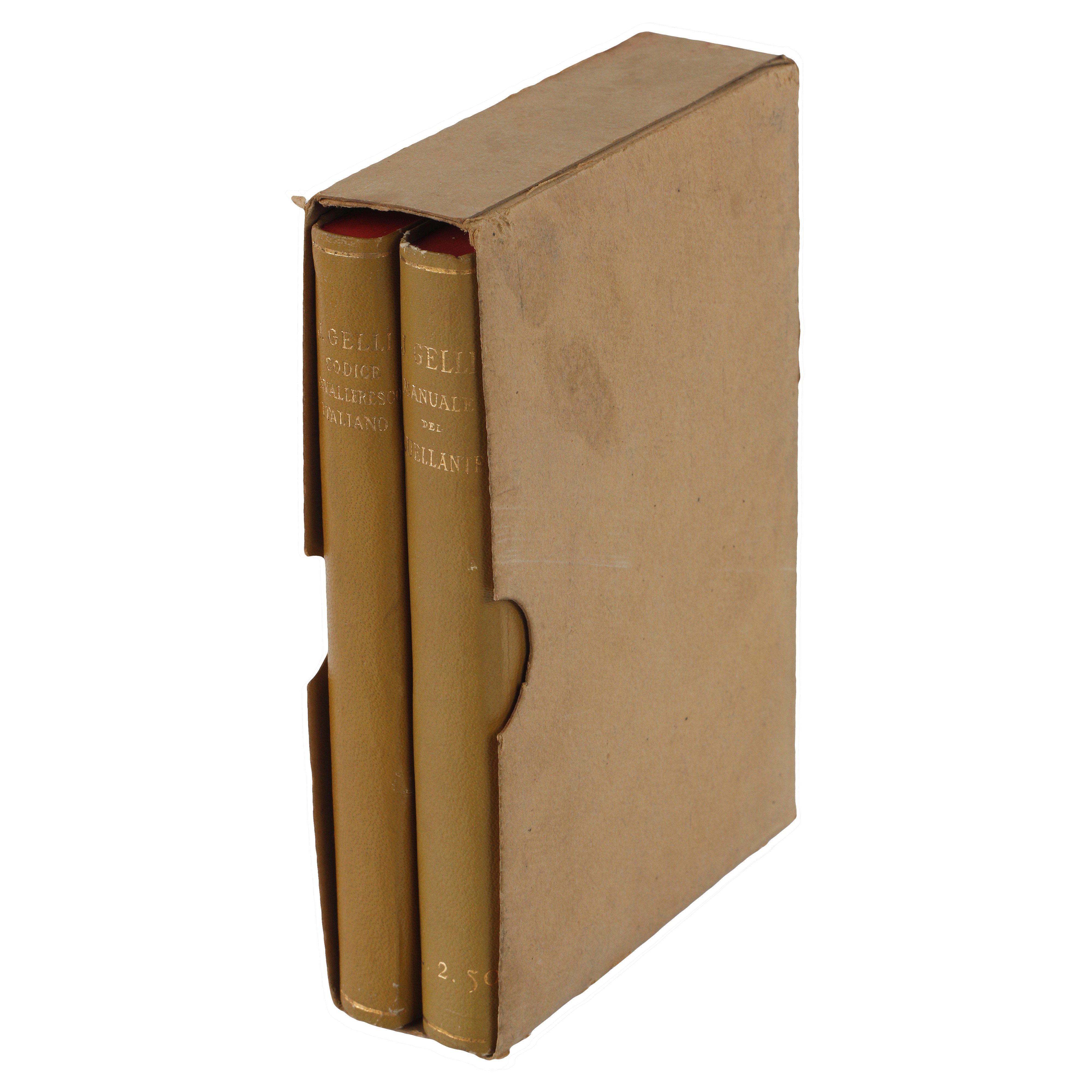 GELLI, Jacopo. Codice Cavalleresco Italiano & Manuale del Duellante.