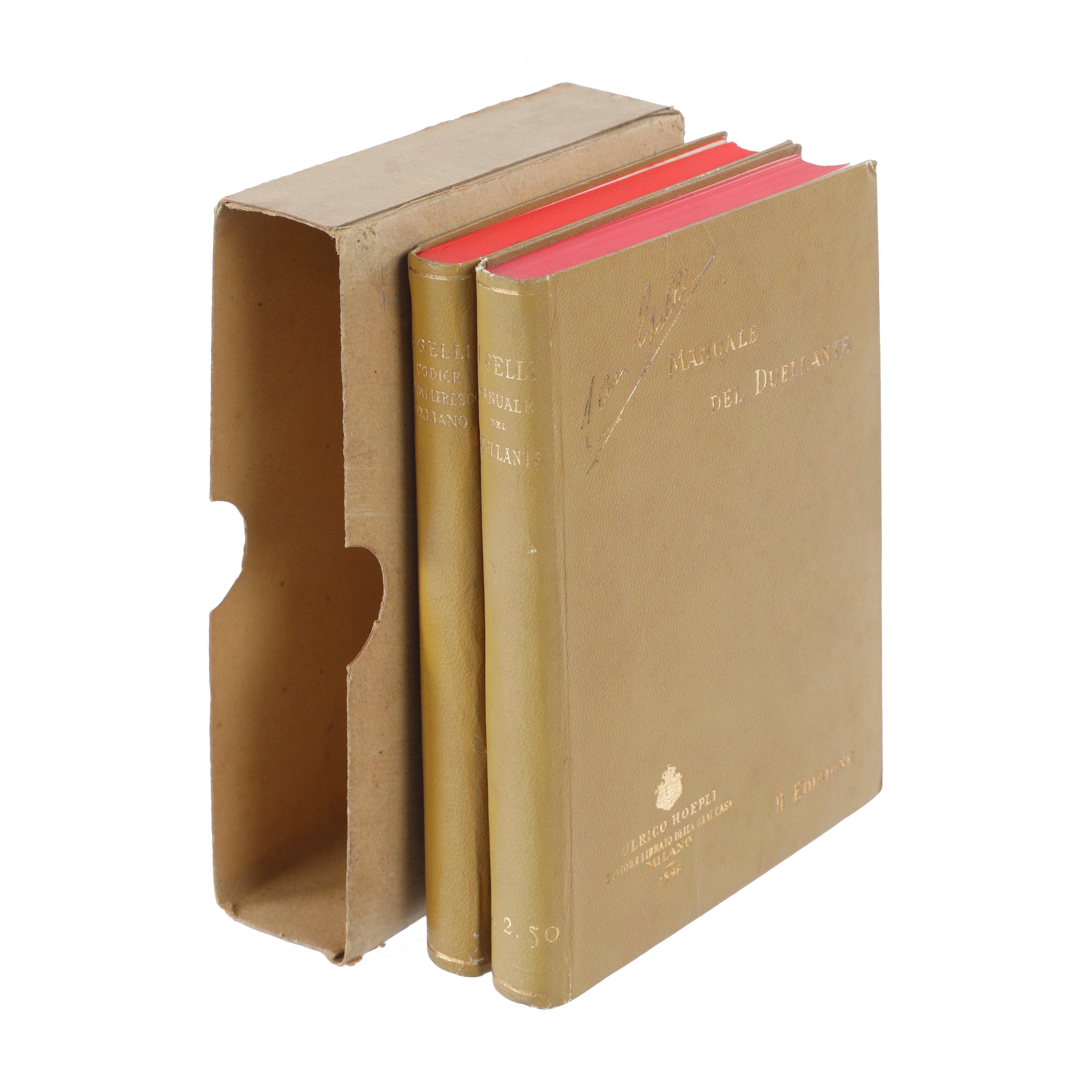 GELLI, Jacopo. Codice Cavalleresco Italiano & Manuale del Duellante.