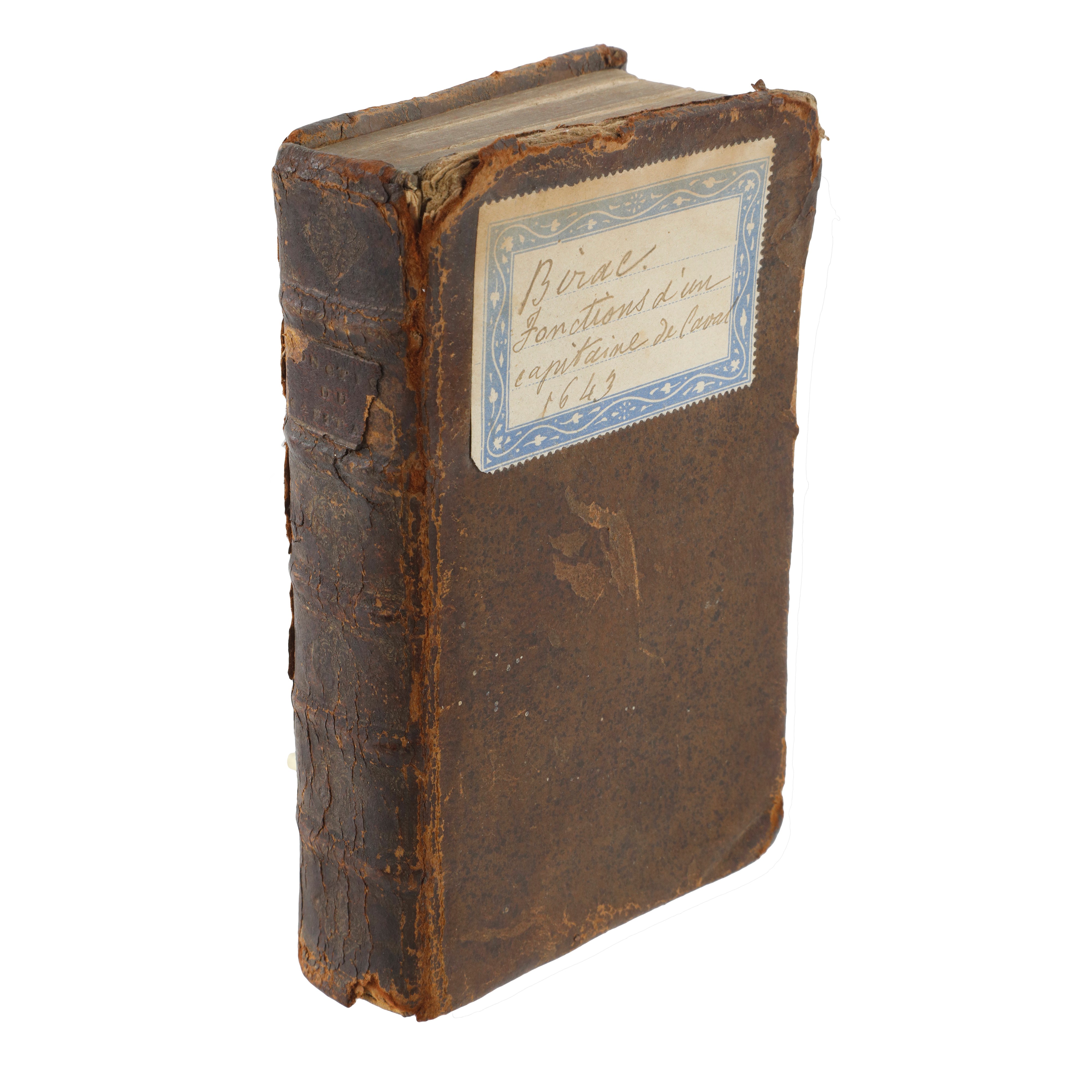 Les Functions du Capitaine de Cavallerie & les principales des ses officiders subalterbnes